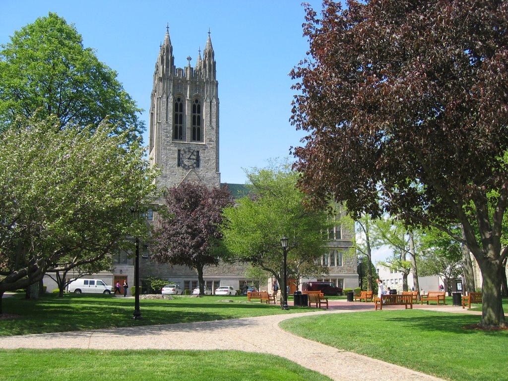 The Quad at Boston College by Adam Shipley