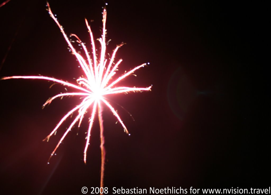 New Year's Firework 2009 over Sofia and Boyana by nvisiontravel