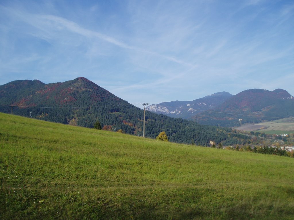 Čebrať, Zadný Choč a Predný Choč z Ružomberskej Kalvárie by Ľudo T.