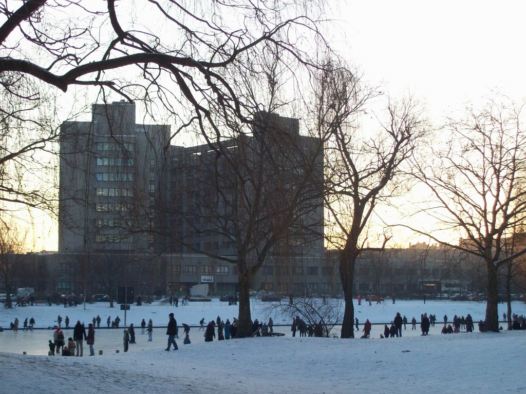 Urbanhafen, zugefroren - Januar 2009 by Panzerknacker