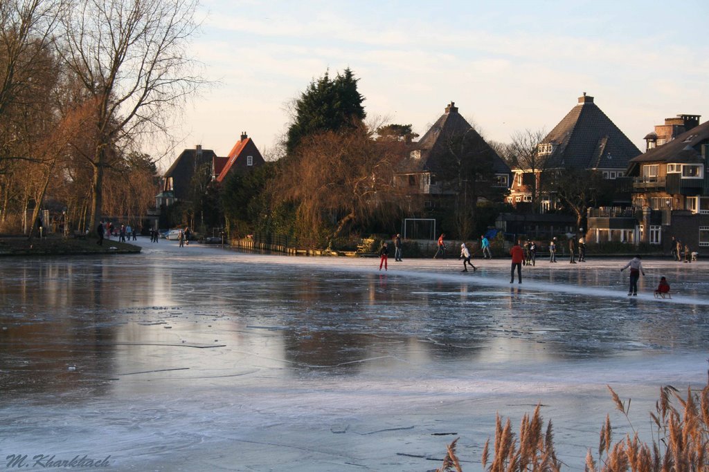 Winter in het Spaarne3, Haarlem, The Nedrland by M.Kharkhach