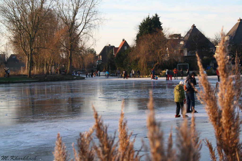 Winter in het Spaarne2, Haarlem, The Nedrland by M.Kharkhach