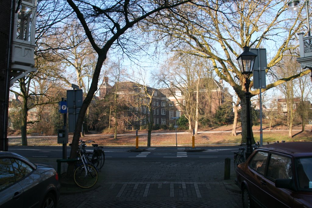 Manenburg singelplantsoen, Tolsteegsingel vanaf de Looierstraat by Carl030nl