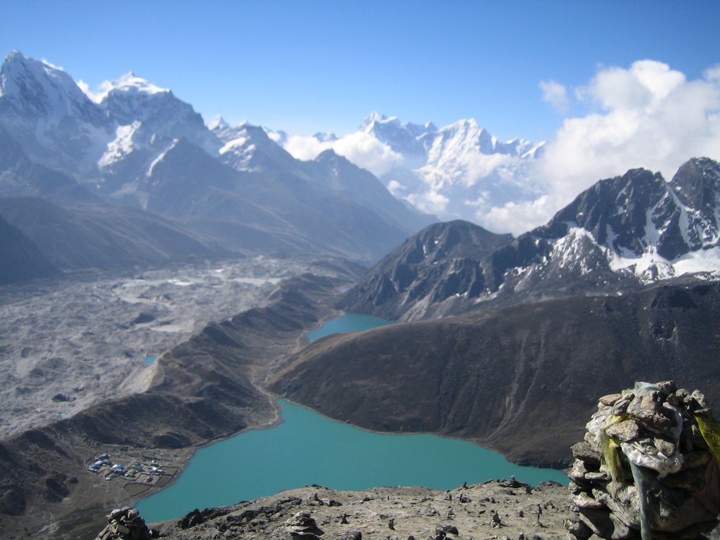 3rd Lake and Glacier, (by KC) by Kwanweng Leong