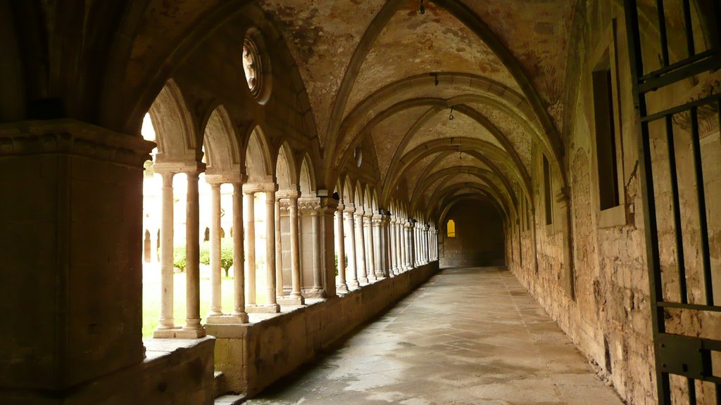 Viterbo, S. Maria in Gradi, Chiostro gotico, lato est by Antonio Cignini