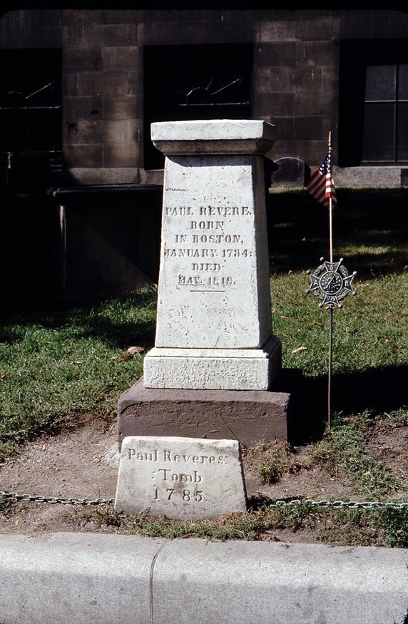 Paul Revere's Gravestone by Geraldine Clark