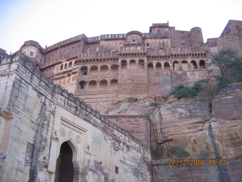 The magnamity of Mehrangarh by Mushir Killedar