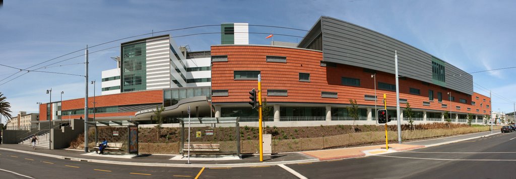 Panorama of new Hospital by Fritz Schöne