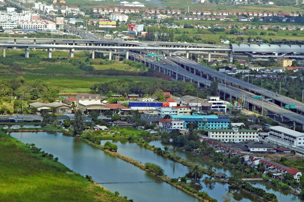 Take off from Suvarnabhumi by Uwe Schwarzbach