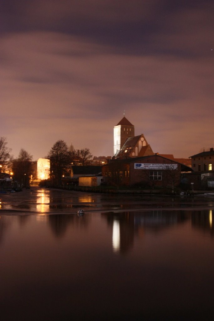 Nikolaikirche bei Nacht by Andreas Kröppelien Eventphotographie