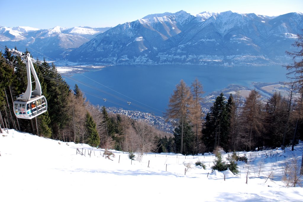 Vista sul golfo di locarno by renzodonadini