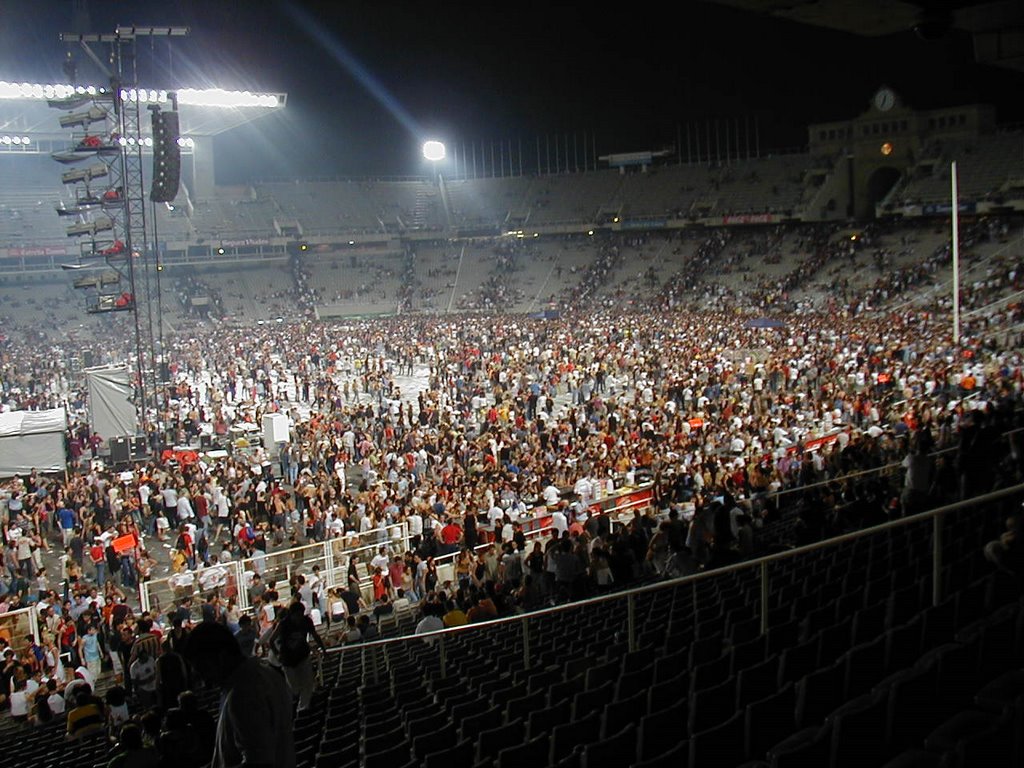 Barcelona - Estadi Olímpic, Concierto Rolling Stones 29/06/2003 by javier herranz