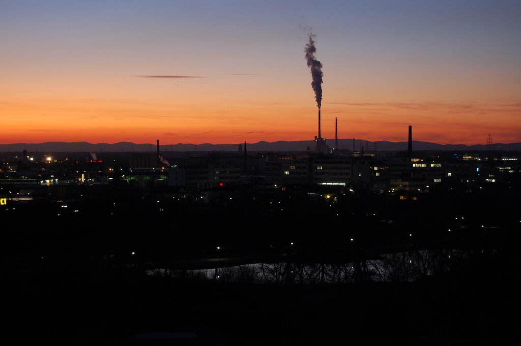 Blick über Bulach zum Pfälzer Wald by amaier