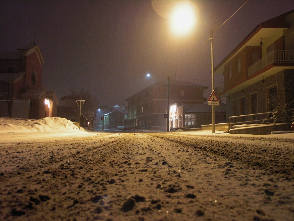 Winter Road by massimo malfatto