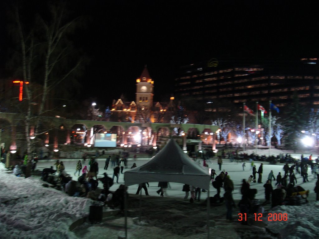 New Year's Eve at Olympic Plaza by Runalltheway