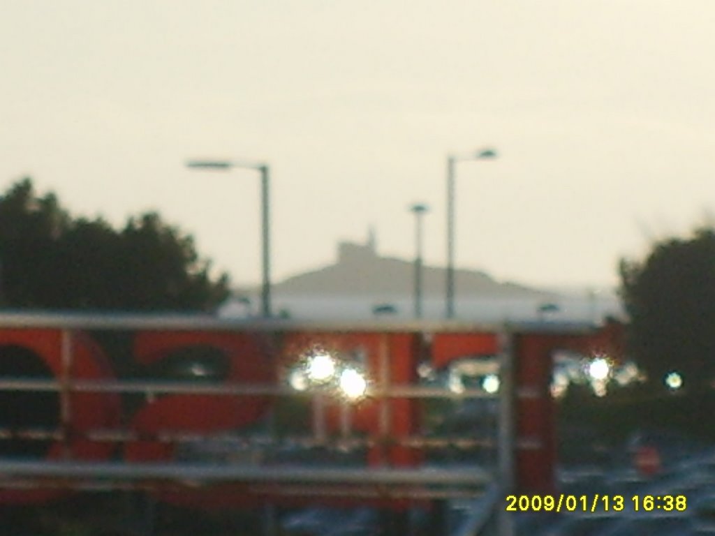 Mumbles lighthouse. photo zoomed X5 its original size. by Rory Thudgutter