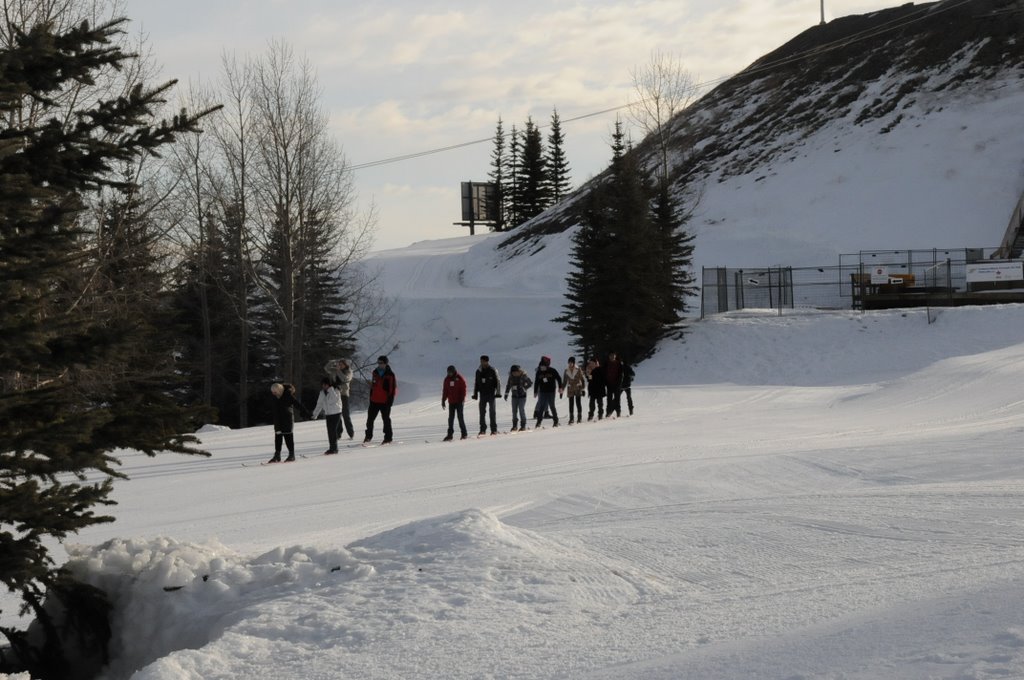 Ski School Olympic Park. by Tony Sterl