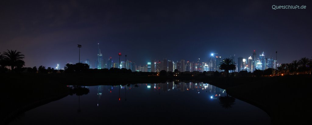 Panorama of Jumeirah Lake Towers by VerticalDubai.com