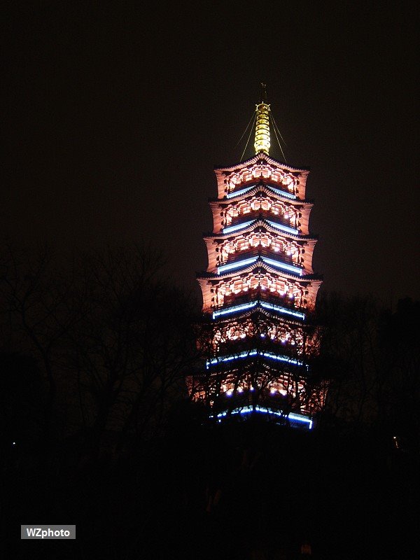 净光塔夜景 by wzphoto