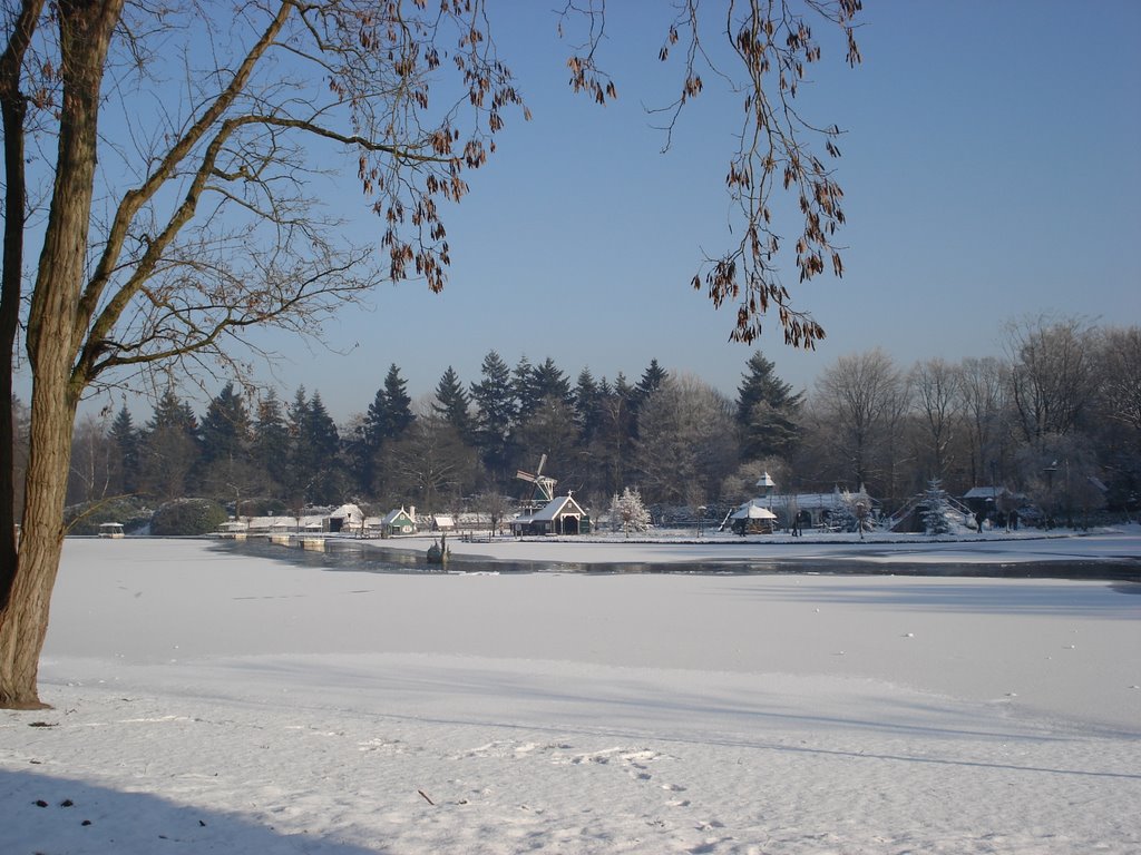 Traptreintjes in de sneeuw by Yvette