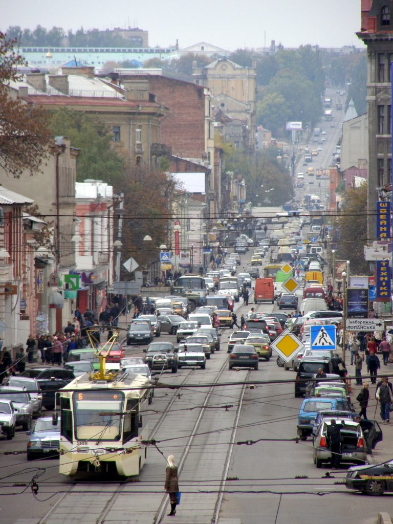 Street Poltavskaya road by Oleg Chuguev