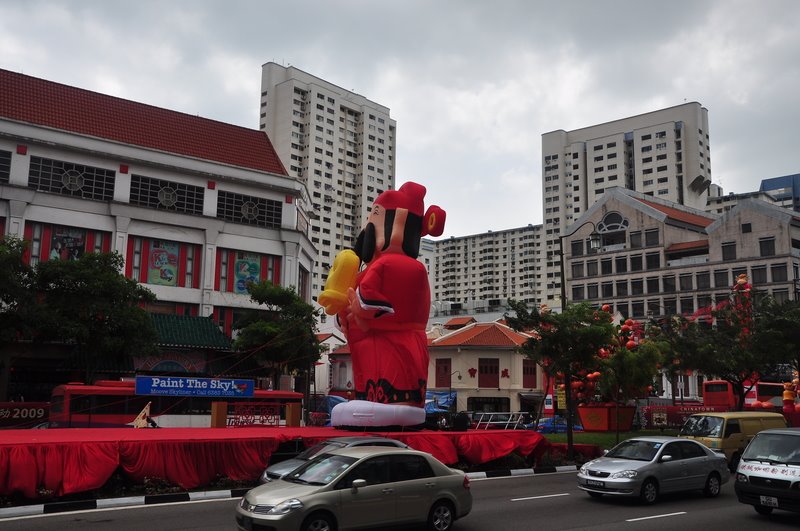 Decorations for Chinese New Year by Frank Starmer