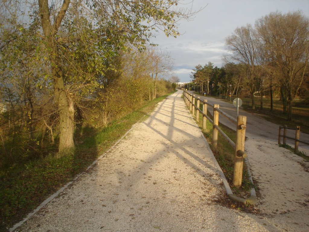 Pista ciclabile lungolaguna by sabbiadoro