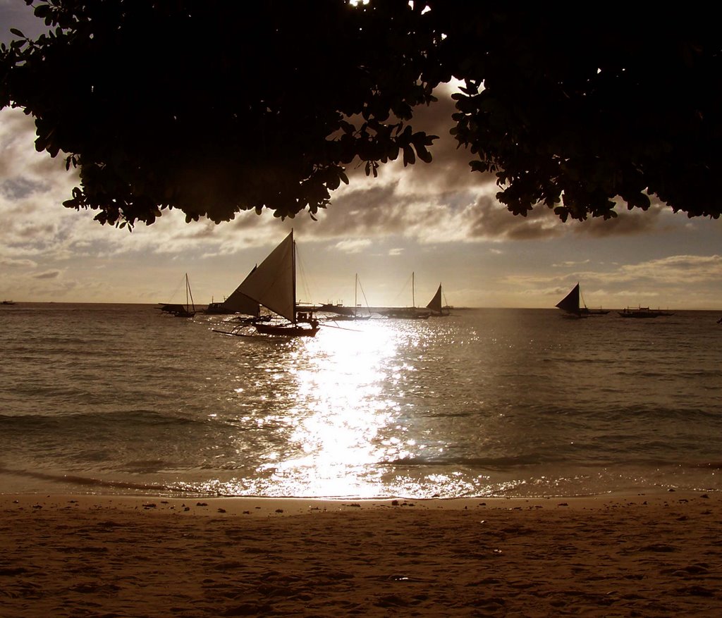 Boracay Sunset by Juliet Cullen