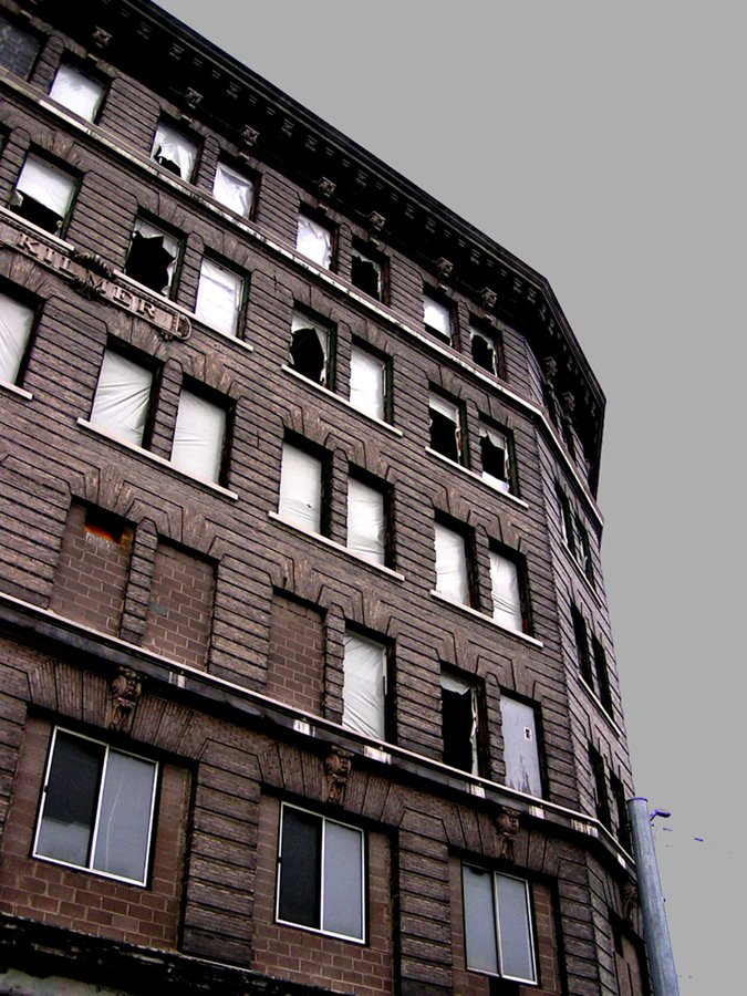 Copyrighted__ Kilmer building before restoration by Geraldine Clark