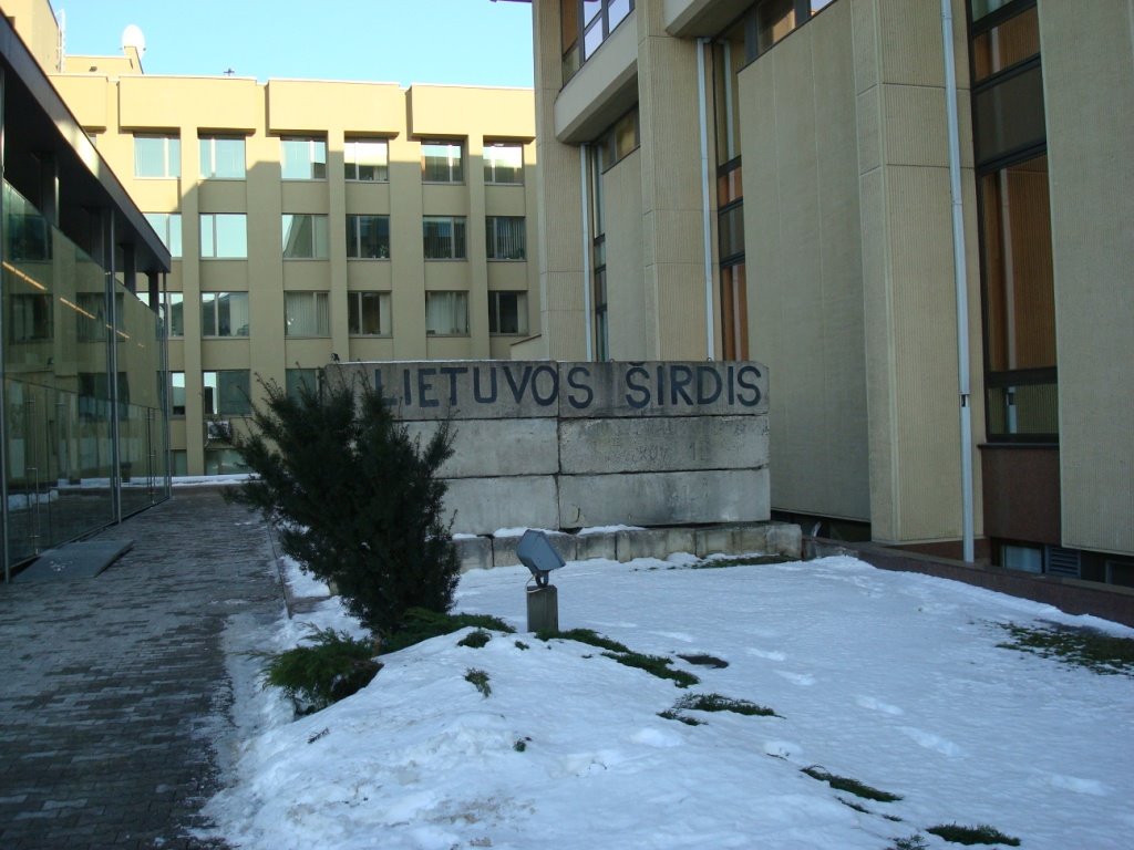 On January 13, 2009 barricades left by the defenders of the Lithuanian parliament against communists' tanks on January 13, 1991 by Aurimas Nausėda