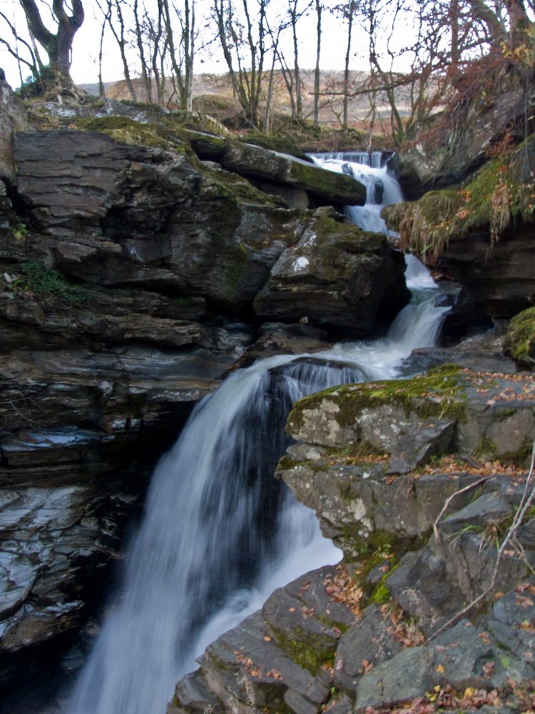 Falls of Edinample by Valentin Kulikov