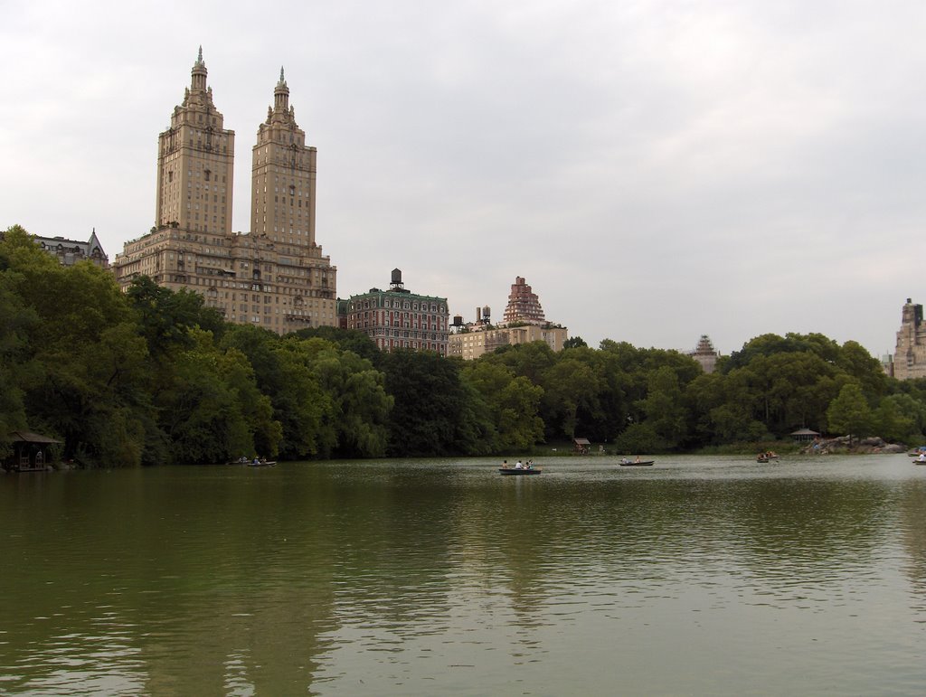 View over Lake from Central Park by KariJones