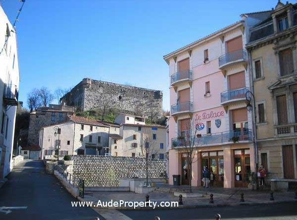 Quillan Castle from Old square by ken.poland