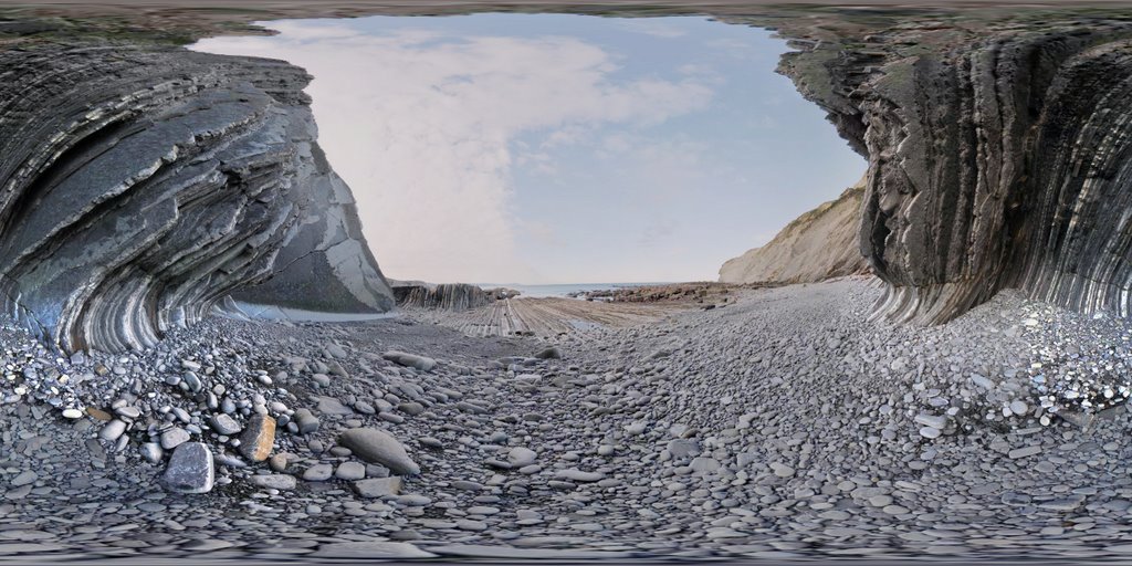 Under the cliff of Zumaia by marmitako