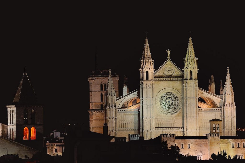 Catedral de palma (noche) by sentral