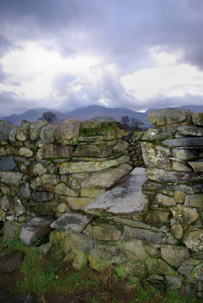 STEPPING OUT IN STILE. CASTLERIGG. NEAR KESWICK by A.SKINNER