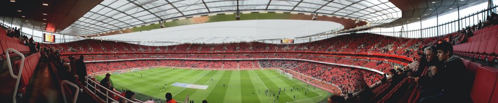 Emirates Stadium Panorama - Arsenal vs Bolton FA Cup 28-1-2007 by shields_t