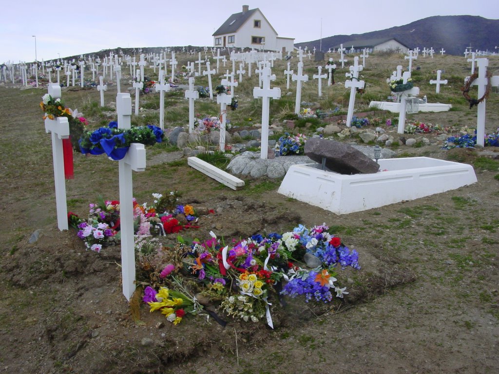 Südgrönland: Narsaq, Friedhof by Hilke Maunder