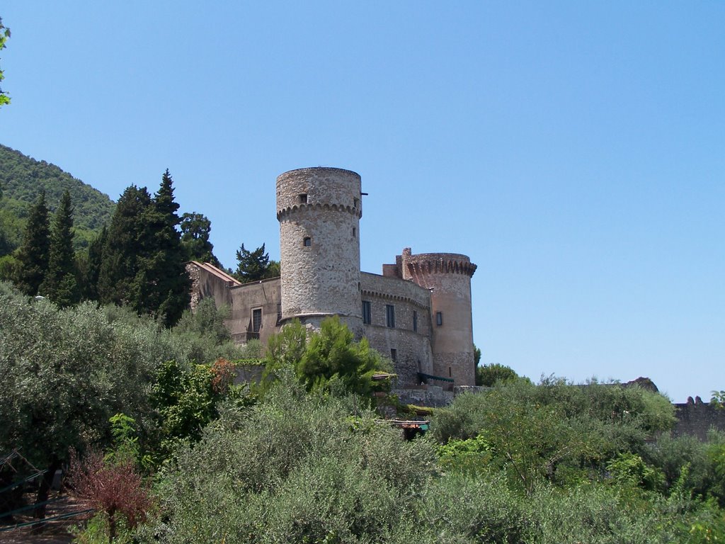 Sorrentine Peninsula - The medeival Castle wanted by Anjou dinasty of Kindom of Napes by Konstantin Mitroshenko for Italy