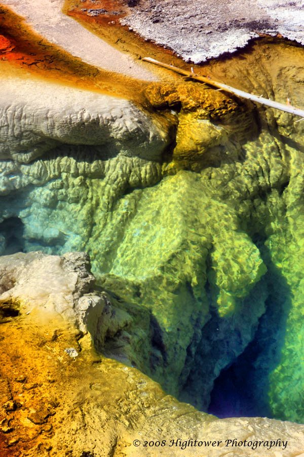 Geyser pool, Yellowstone National Park by hightovver