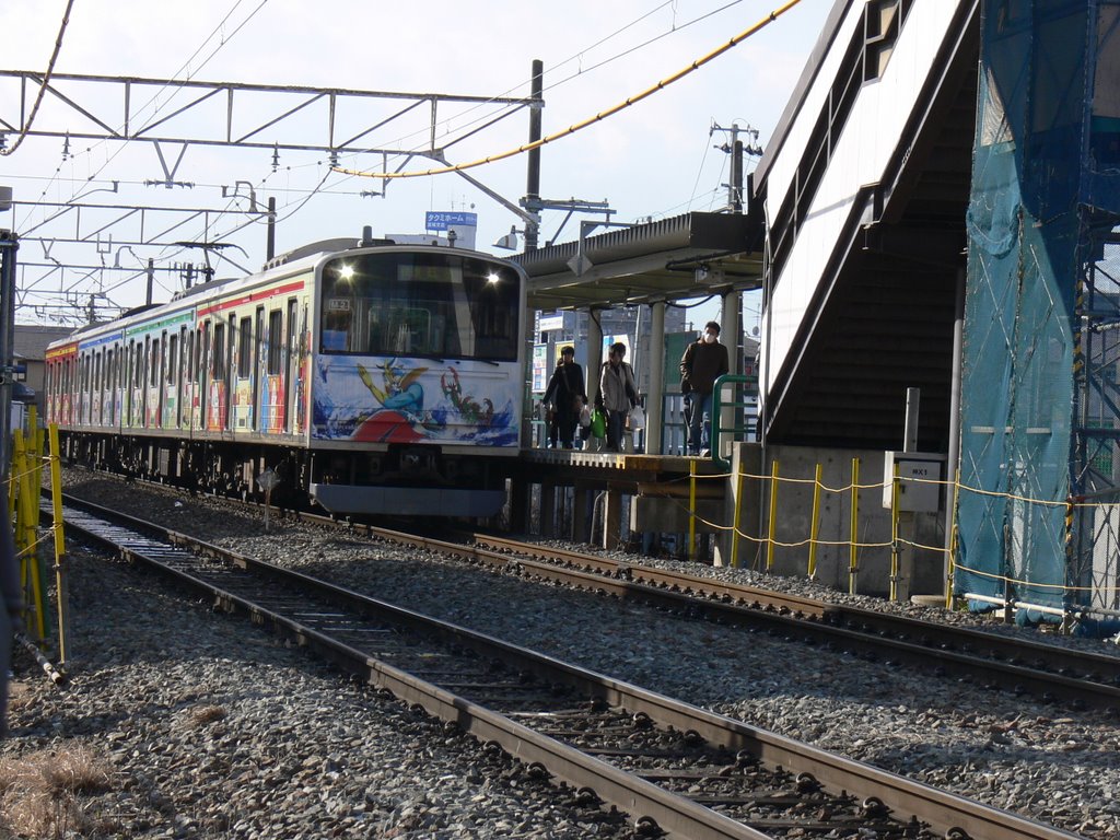 陸前高砂駅　ラッピング電車「マンガッタンライナーⅡ」 by lamyu