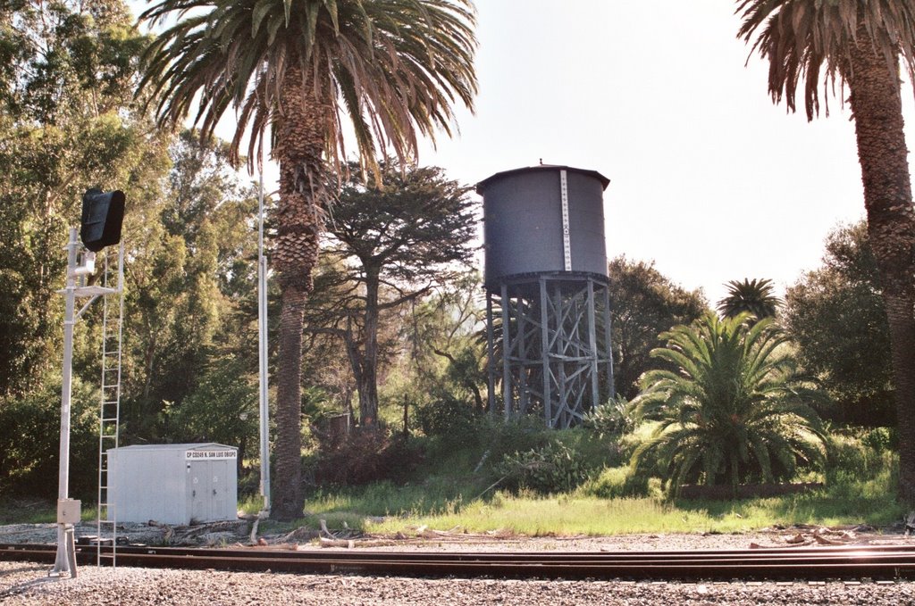 Water tower at SLO by JanaKB01