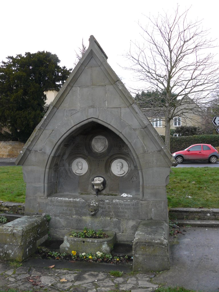 Old water fountain, Mickleton, Gloucestershire by Ken Rowell