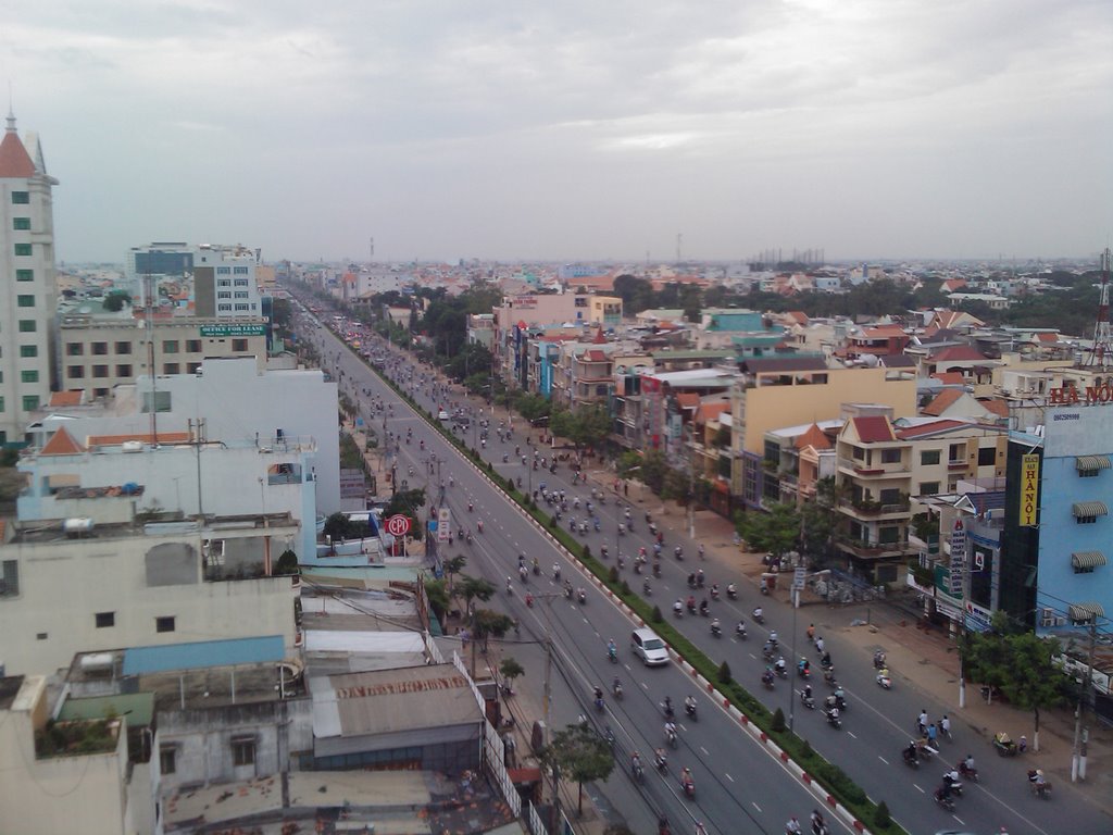 Ho Chi Minh City, view of Cong Hoa street, Tan Binh district by molnarcs77