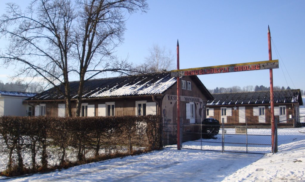 Schueldörfli Cholbe im Winter by mbemmen