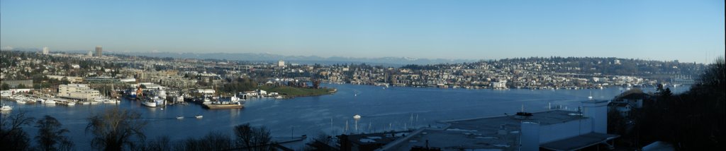 From Queen Anne Overlooking North Lake Union by TDCinSeattle