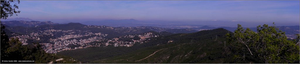 Vallirana des de la Penya Esquerdada by Carlos Gardón López