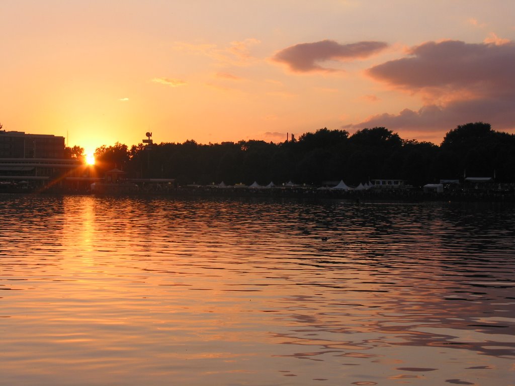 Germania.Tramonto al Maschsee Hannover by Antonio Laudani