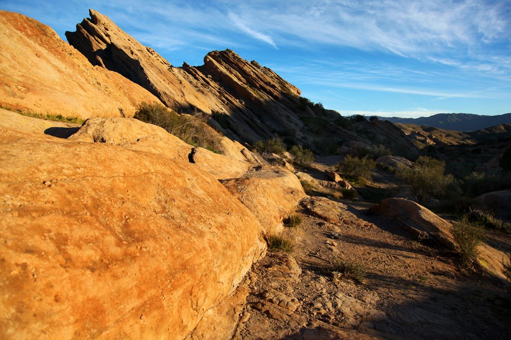 Trail at Vasquez Rocks County Park by D.M. Thorne