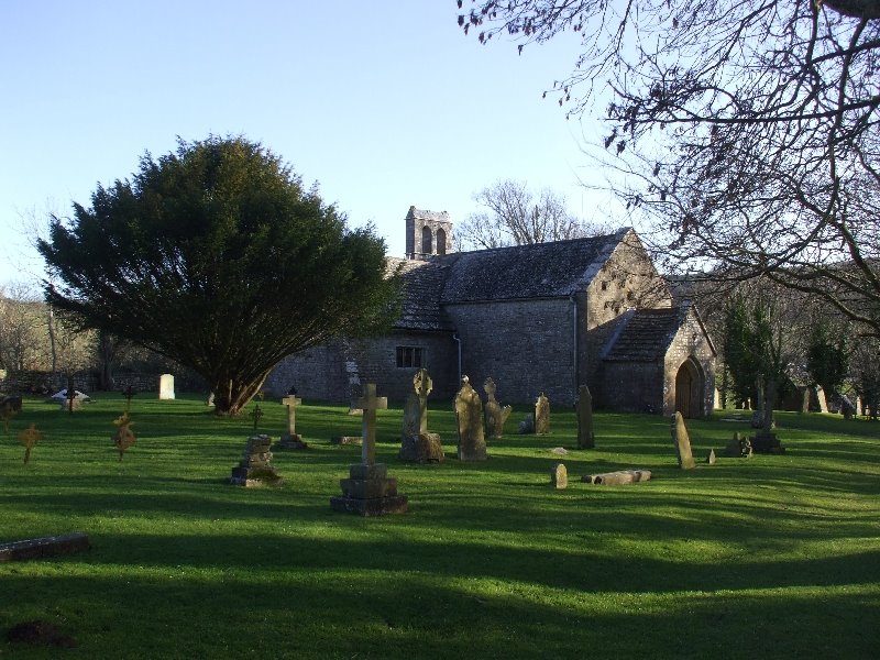 Tyneham Church and churchyard (2009) by jk1812